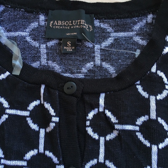 Absolute creative worldwide geometric sweater - Picture 3 of 4